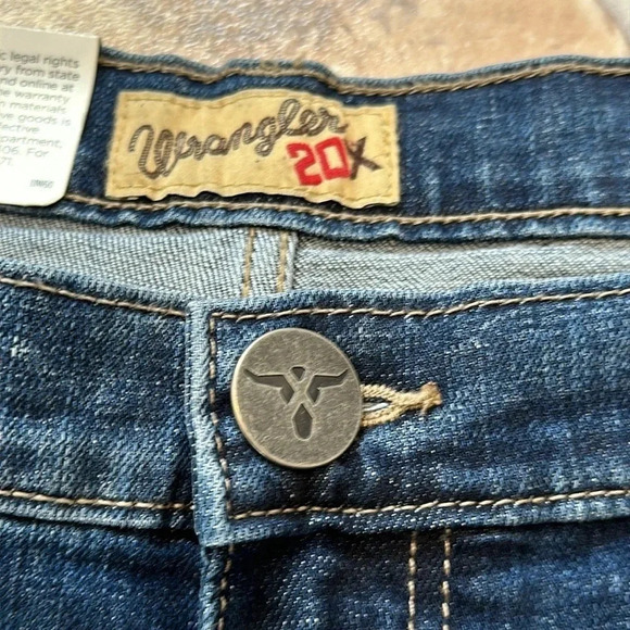 NWT Wrangler Jeans Vintage Boot 38x30 Western Mens 20X 112323415 Stretch Zip Fly - Picture 9 of 14